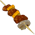 Espetinho de Carne de Bisão