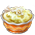 Puré de batata com alho em pó