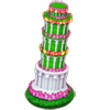 Torre de Pisa Floral